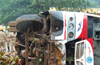 24 injured in bus accident in Brahmavar